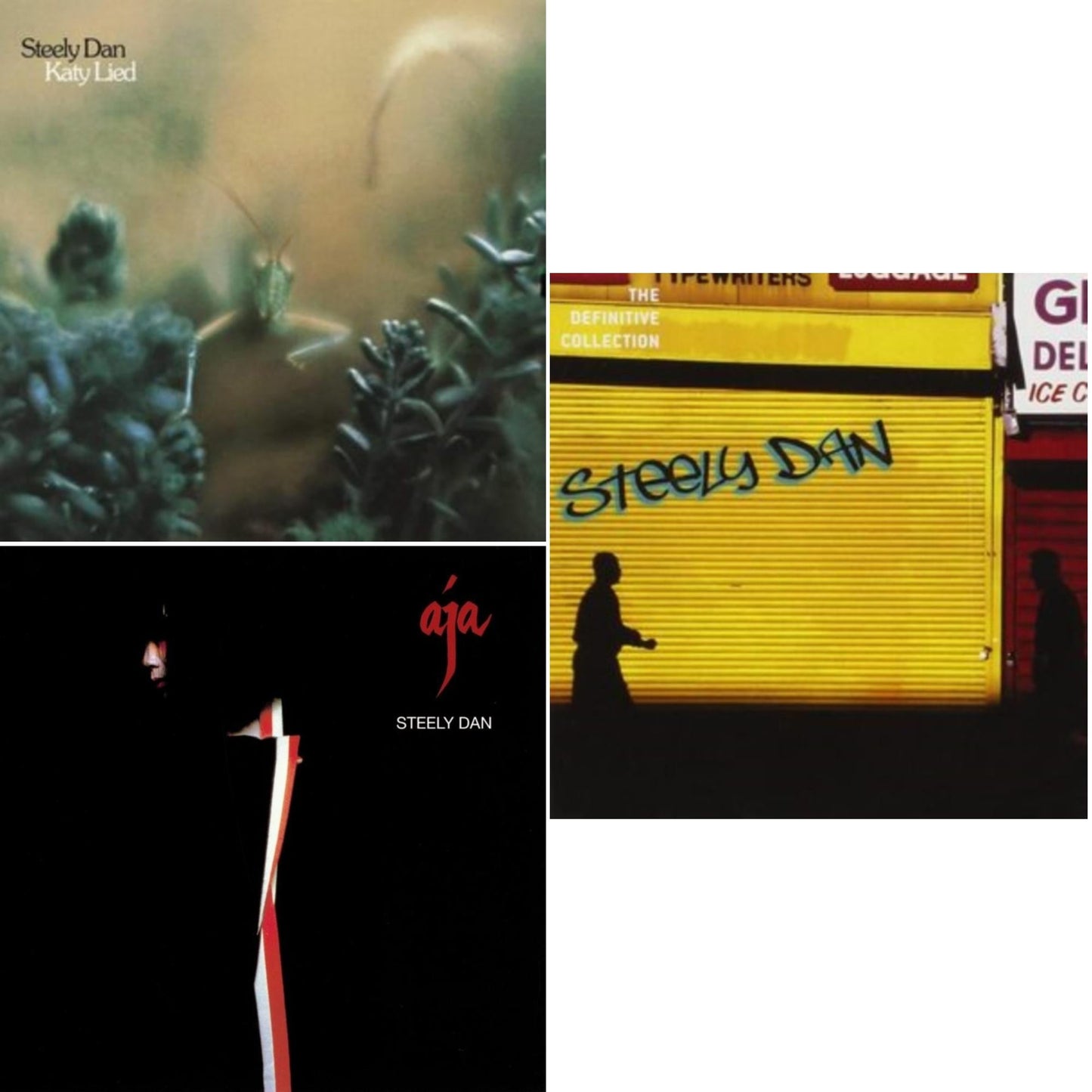 This is a 3 CD SKU bundle.
1.This CD is brand new.Format: CDMusic Style: FusionThis item's title is: Katy LiedArtist: Steely DanLabel: MCA RecordsBarcode: 008811191627Release Date: 5/11/1999
2.This CD is brand new.