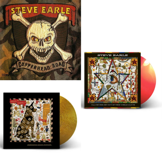 Copperhead Road & Washington Square Serenade (Metallic Gold LP Vinyl) & I'll Never Get Out Of This World Alive (Orange LP Vinyl)