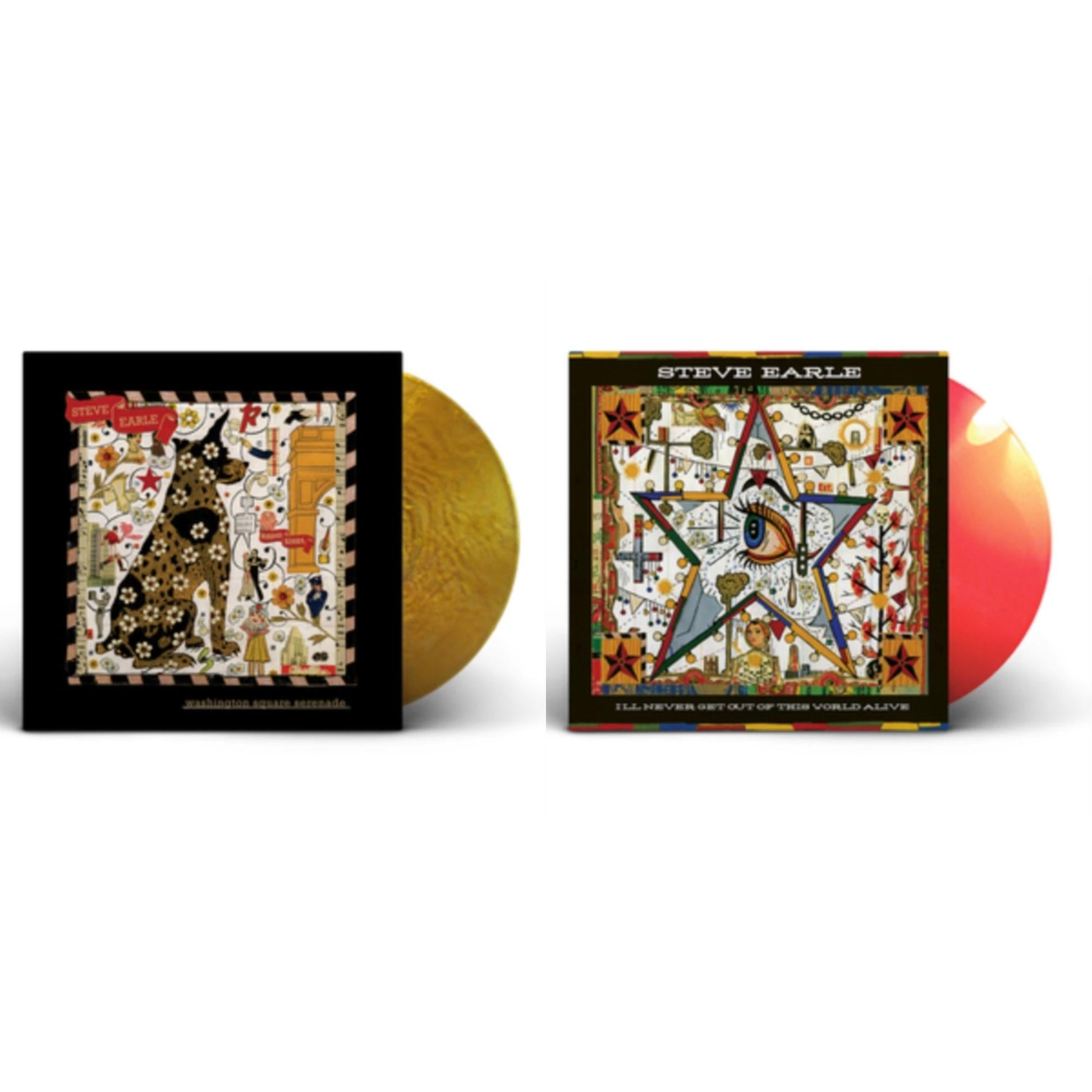 This is a 2 LP Vinyl SKU bundle.
1.This LP Vinyl is brand new.Format: LP VinylMusic Style: Folk RockThis item's title is: Washington Square Serenade (Metallic Gold LP Vinyl)Artist: Steve EarleLabel: NEW WEST RECORDSBarcode: 607396555017Release Date: 11/26/2021
2.