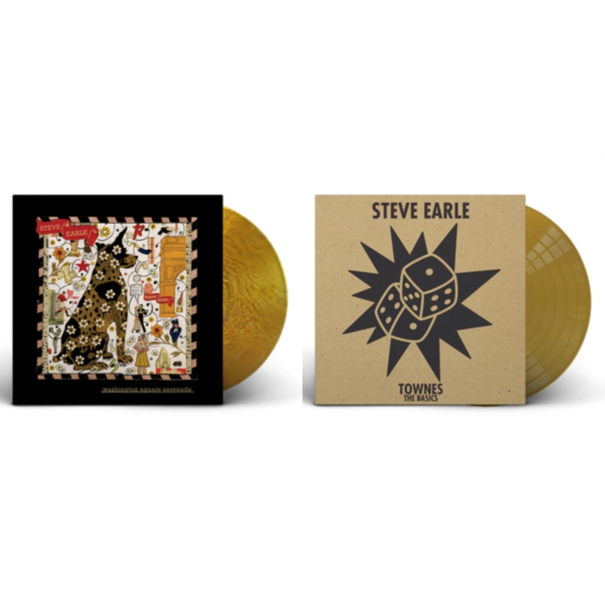 This is a 2 LP Vinyl SKU bundle.
1.This LP Vinyl is brand new.Format: LP VinylMusic Style: Folk RockThis item's title is: Washington Square Serenade (Metallic Gold LP Vinyl)Artist: Steve EarleLabel: NEW WEST RECORDSBarcode: 607396555017Release Date: 11/26/2021
2.