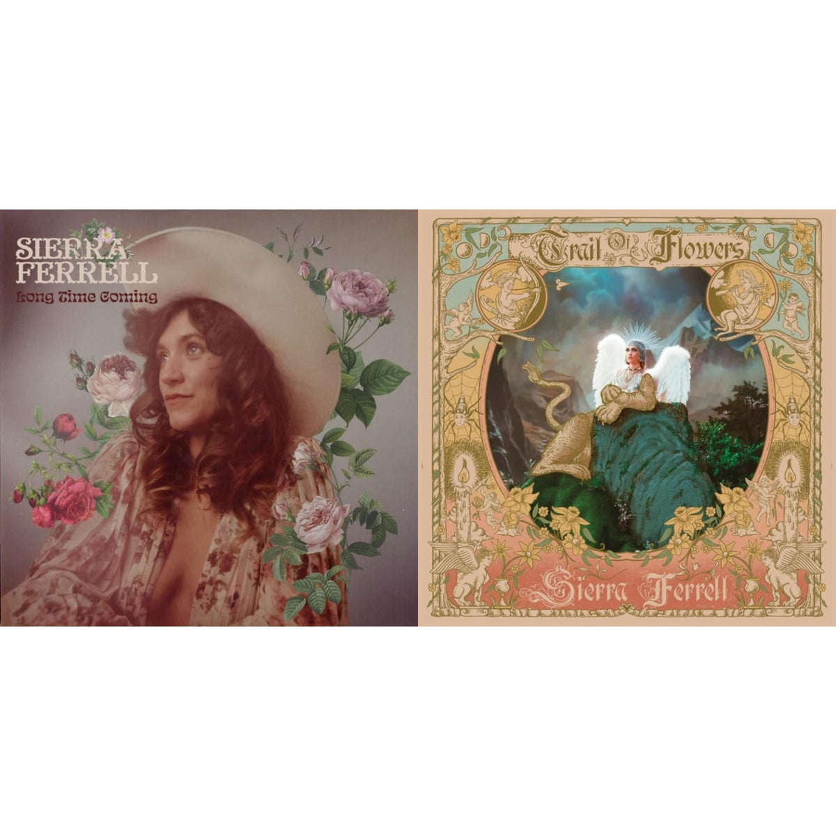 Long Time Coming (Silver Dollar LP Vinyl) & Trail Of Flowers