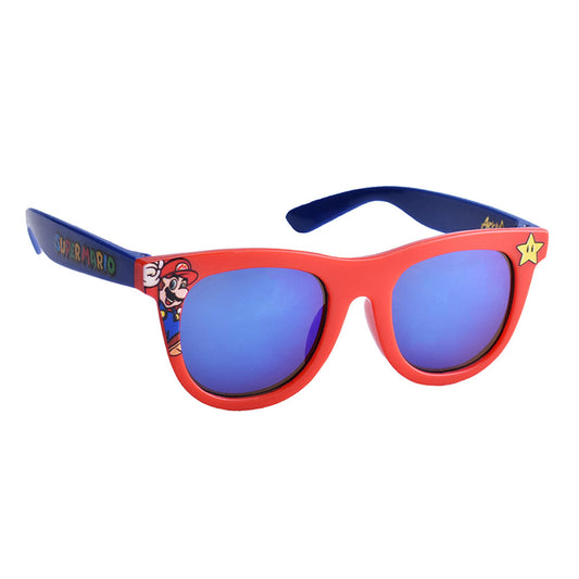 Arkaid Kids Sunglasses: Super Mario: Mario - Red Wayfarer