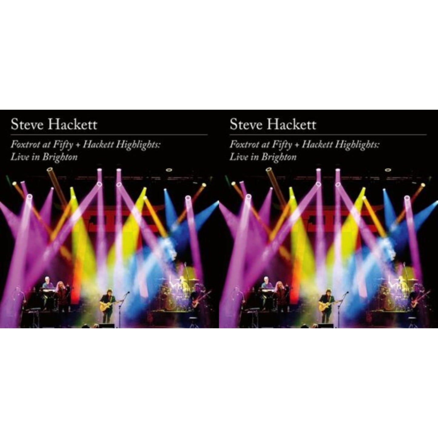 Foxtrot At Fifty/Hackett Highlights: Live In Brighton (CD/Blu-Ray) & Foxtrot At Fifty/Hackett Highlights: Live In Brighton (CD/DVD)