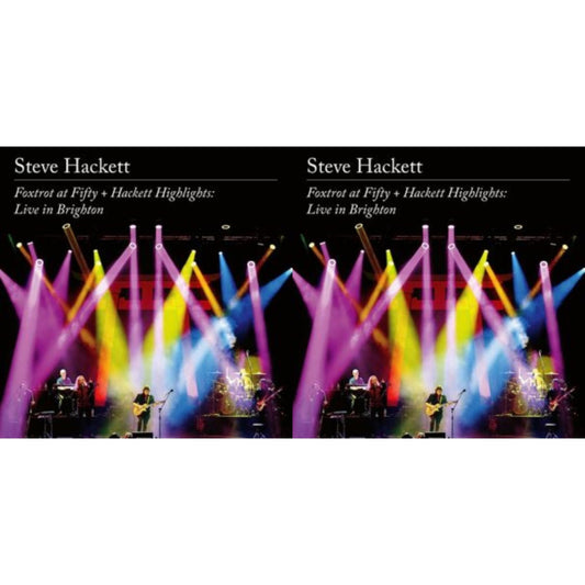 Foxtrot At Fifty/Hackett Highlights: Live In Brighton (CD/Blu-Ray) & Foxtrot At Fifty/Hackett Highlights: Live In Brighton (CD/DVD)