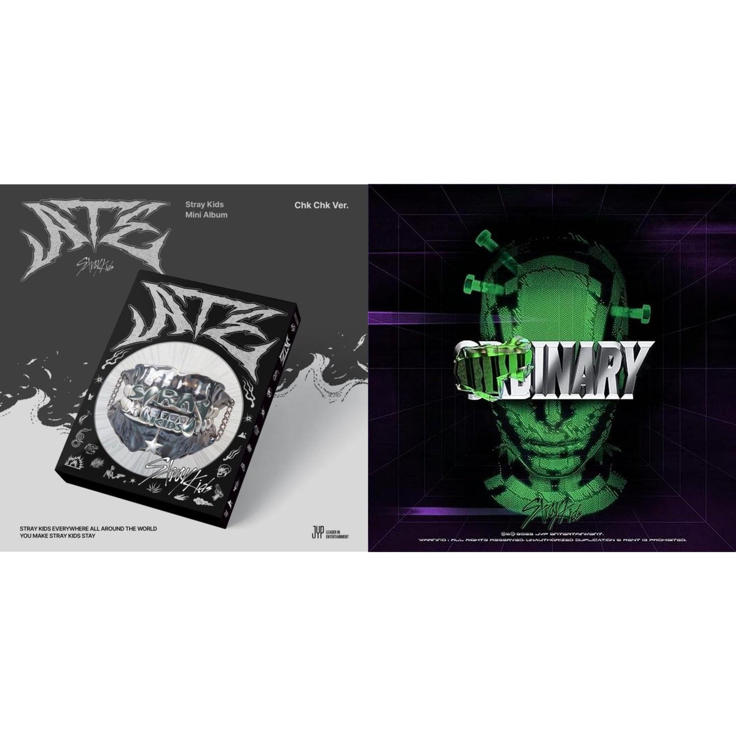 This is a 2 CD SKU bundle.
1.This CD is brand new.Format: CDThis item's title is: Ate (Chk Chk Ver.)Artist: Stray KidsBarcode: 196922934445Release Date: 7/19/2024
2.This CD is brand new.