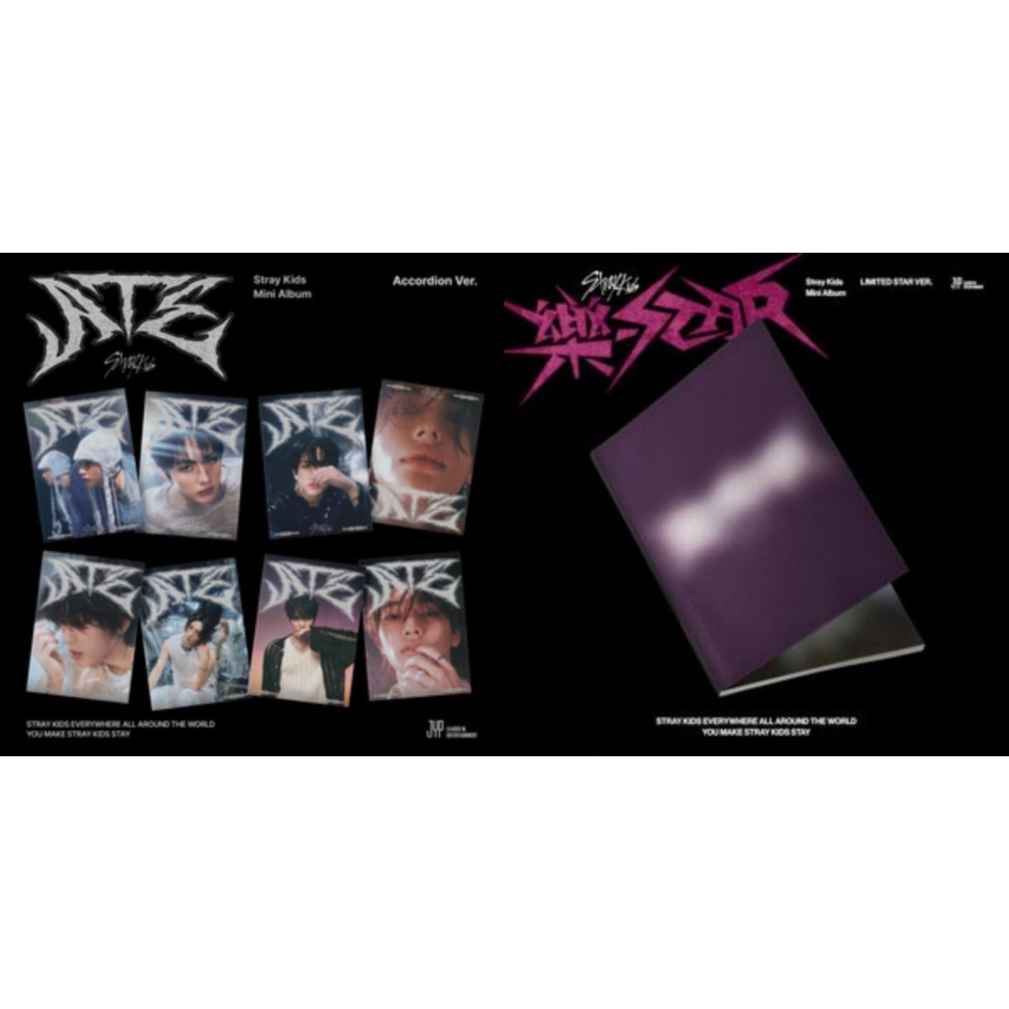 Stray Kids - Rock-Star (Limited Star Ver.) & Ate (Accordion Ver.) - CD Bundle