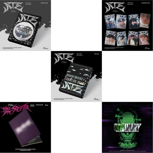 This is a 5 CD SKU bundle.
1.This CD is brand new.Format: CDThis item's title is: Ate (Chk Chk Ver.)Artist: Stray KidsBarcode: 196922934445Release Date: 7/19/2024
2.This CD is brand new.Format: CDThis item's title is: Rock-Star (Limited Star Ver.