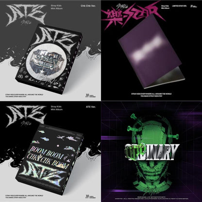 This is a 4 CD SKU bundle.
1.This CD is brand new.Format: CDThis item's title is: Ate (Chk Chk Ver.)Artist: Stray KidsBarcode: 196922934445Release Date: 7/19/2024
2.This CD is brand new.Format: CDThis item's title is: Rock-Star (Limited Star Ver.