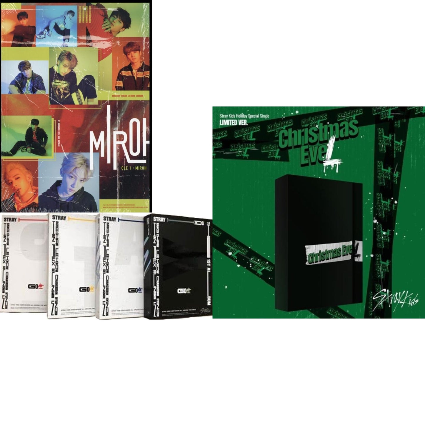 Cle 1: Miroh (Mini Album)  & Go: Volume 1 (Normal Edition) & Holiday Special Single Christmas Evel (Normal Ver.)