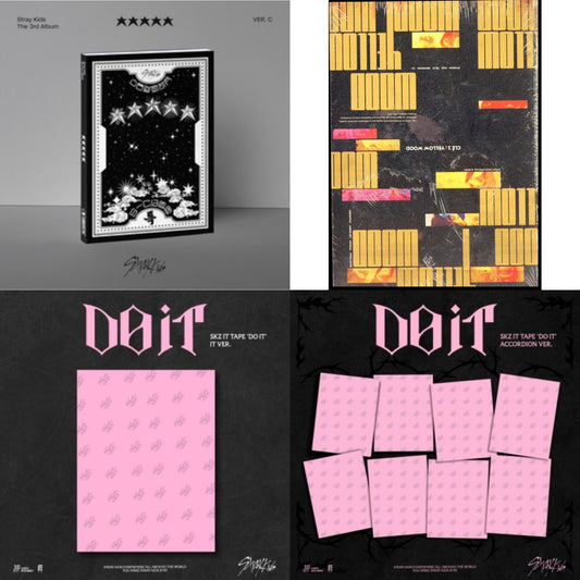 5-Star (Ver. C) & Cle 2: Yellow Wood (Special Album) & Do It - Skz It Tape (It Ver.) & Do It - Skz It Tape (Accordion Ver.)