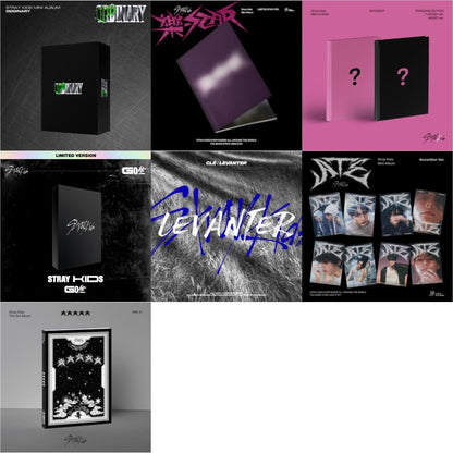 This is a 7 CD SKU bundle.
1.This CD is brand new.Format: CDMusic Style: K-popThis item's title is: Oddinary (Scanning Version/Mask Off Version/Normal Edition)Artist: Stray KidsLabel: JYP ENT.Barcode: 8809755509934Release Date: 3/18/2022
2.This CD is brand new.