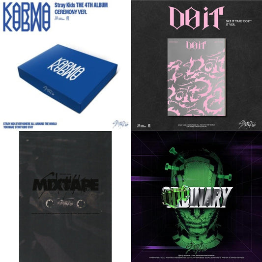 Karma (Ceremony Ver.) & Skz It Tape - Do It (It Ver.) & Mixtape & Oddinary (Scanning Version/Mask Off Version/Normal Edition)