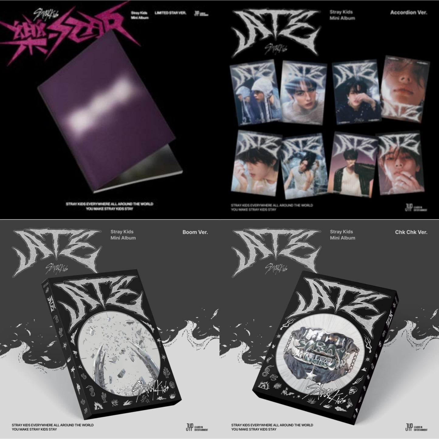 Rock-Star (Limited Star Ver.) & Ate (Chk Chk Ver.) & Ate (Boom Ver.) & Ate (Accordion Ver.)