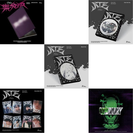 Rock-Star (Limited Star Ver.) & Ate (Chk Chk Ver.) & Ate (Boom Ver.) & Ate (Accordion Ver.) & Oddinary (Scanning Version/Mask Off Version/Normal Edition)