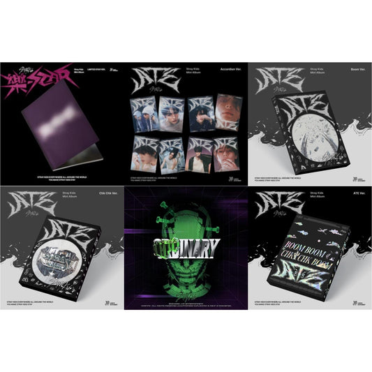 Rock-Star (Limited Star Ver.) & Ate (Chk Chk Ver.) & Ate (Boom Ver.) & Ate (Ate Ver.) & Ate (Accordion Ver.) & Oddinary (Scanning Version/Mask Off Version/Normal Edition)