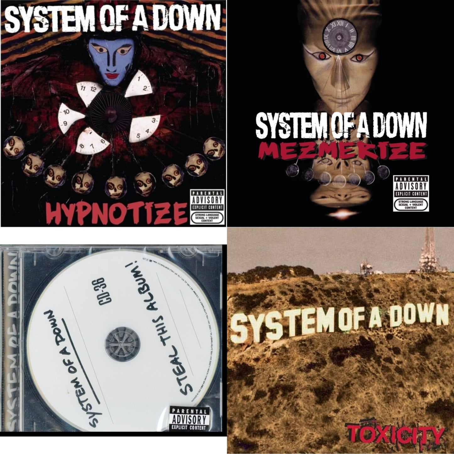 Toxicity & Steal This Album & Mezmerize & Hypnotize