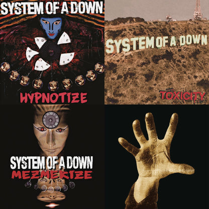 System Of A Down (140G) & Toxicity (140G) & Hypnotize (140G) & Mezmerize (140G)