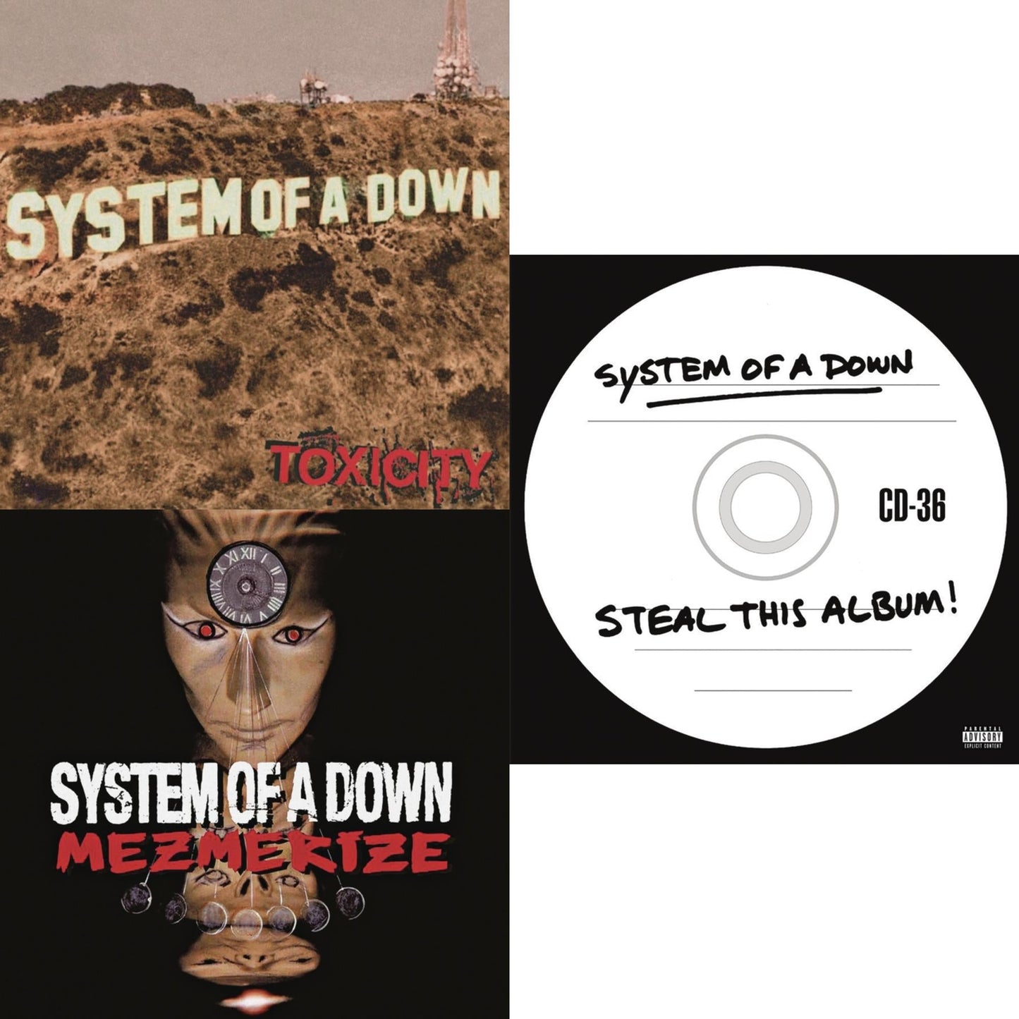 Toxicity (140G) & Mezmerize (140G) & Steal This Album! (2LP/140G)