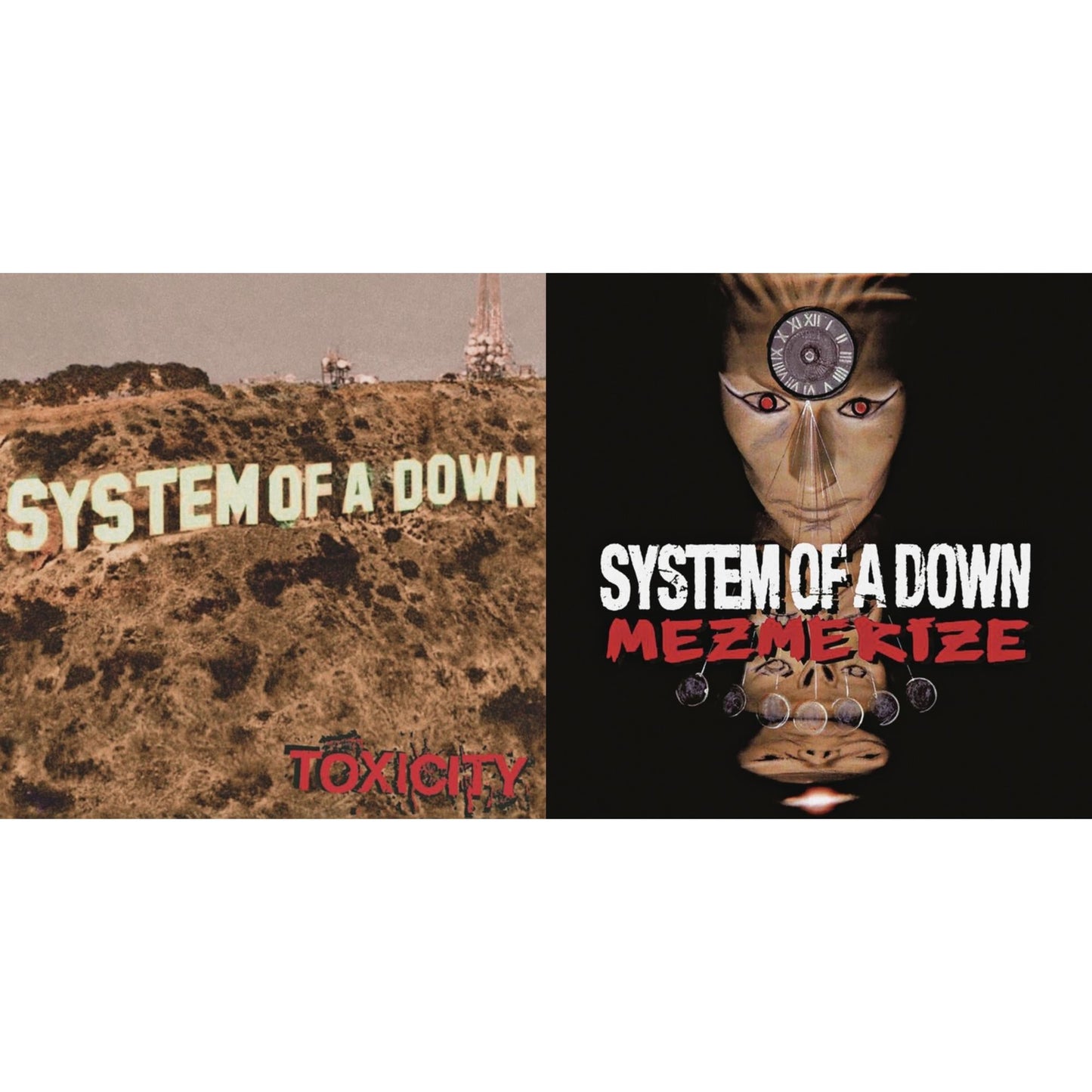 This is a 2 LP Vinyl SKU bundle.
1.This LP Vinyl is brand new.Format: LP VinylMusic Style: Nu MetalThis item's title is: Toxicity (140G)Artist: System Of A DownLabel: LEGACY/ AMERICANBarcode: 190758655918Release Date: 10/12/2018
2.This LP Vinyl is brand new.