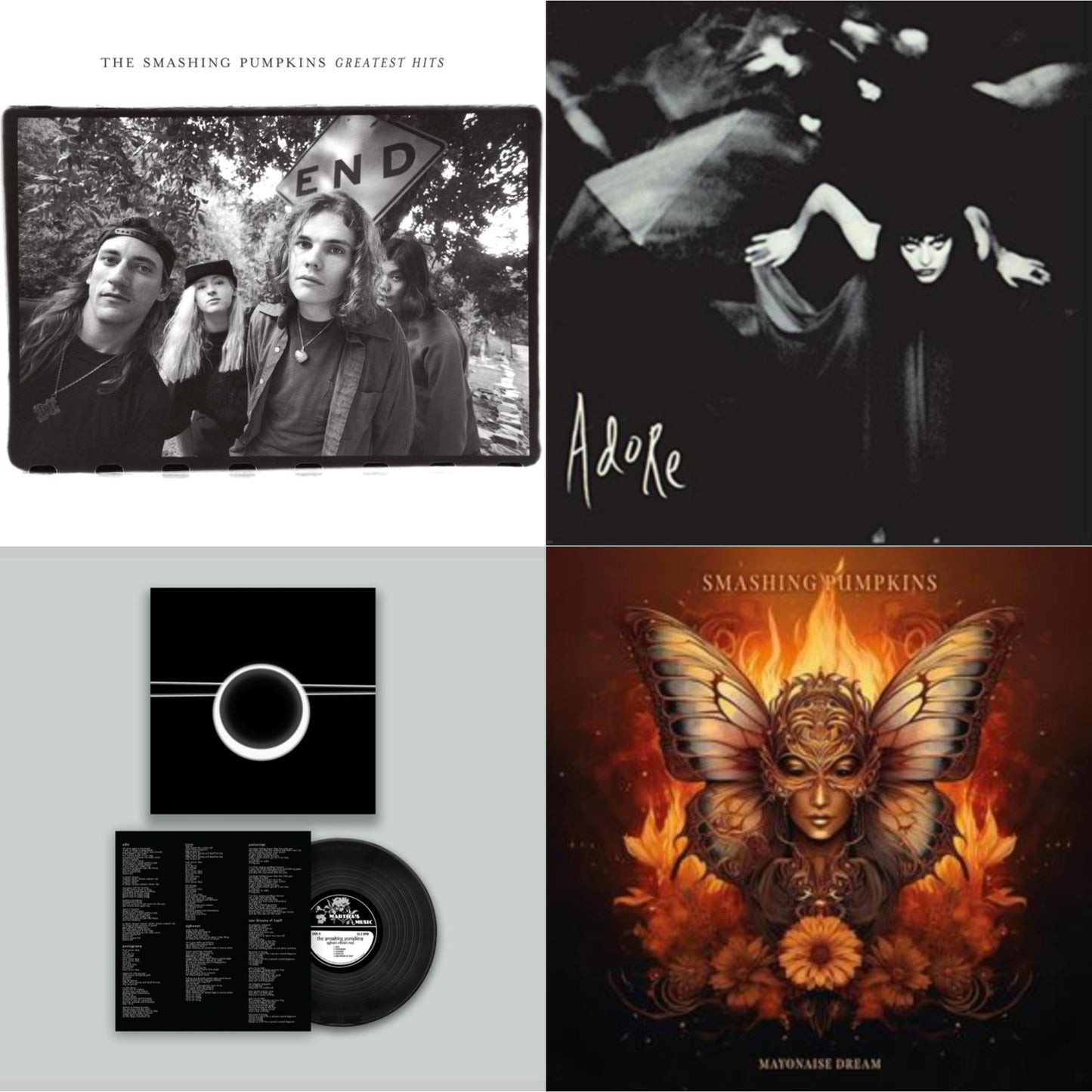 Rotten Apples: Greatest Hits (2LP) & Adore (2LP) & Aghori Mhori Mei & Mayonaise Dream (Clear LP Vinyl)