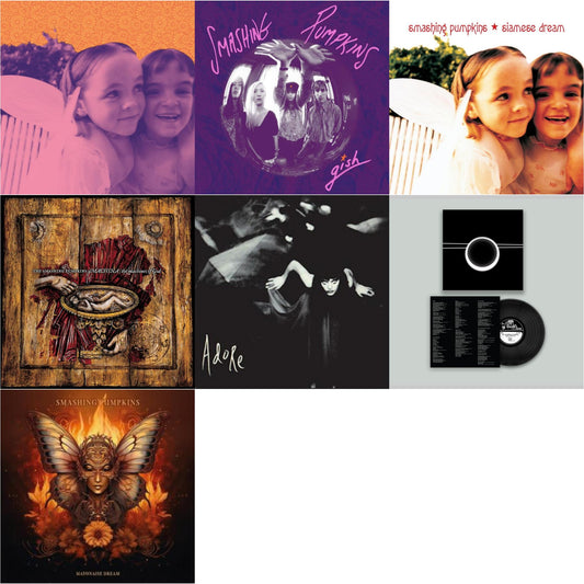 Siamese Dream & Gish & Siamese Dream (180G/2LP) & Machina (25Th Anniversary) (180G/2LP) & Adore (2LP) & Aghori Mhori Mei & Mayonaise Dream (Clear LP Vinyl)
