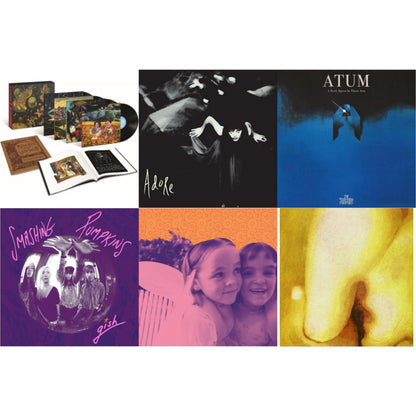 This is a 6 LP Vinyl SKU bundle.
1.This LP Vinyl is brand new.Format: LP VinylMusic Style: Alternative RockThis item's title is: Mellon Collie & Infinite SadnessArtist: Smashing PumpkinsLabel: VIRGINBarcode: 5099997855316Release Date: 12/4/2012
2.This LP Vinyl is brand new.
