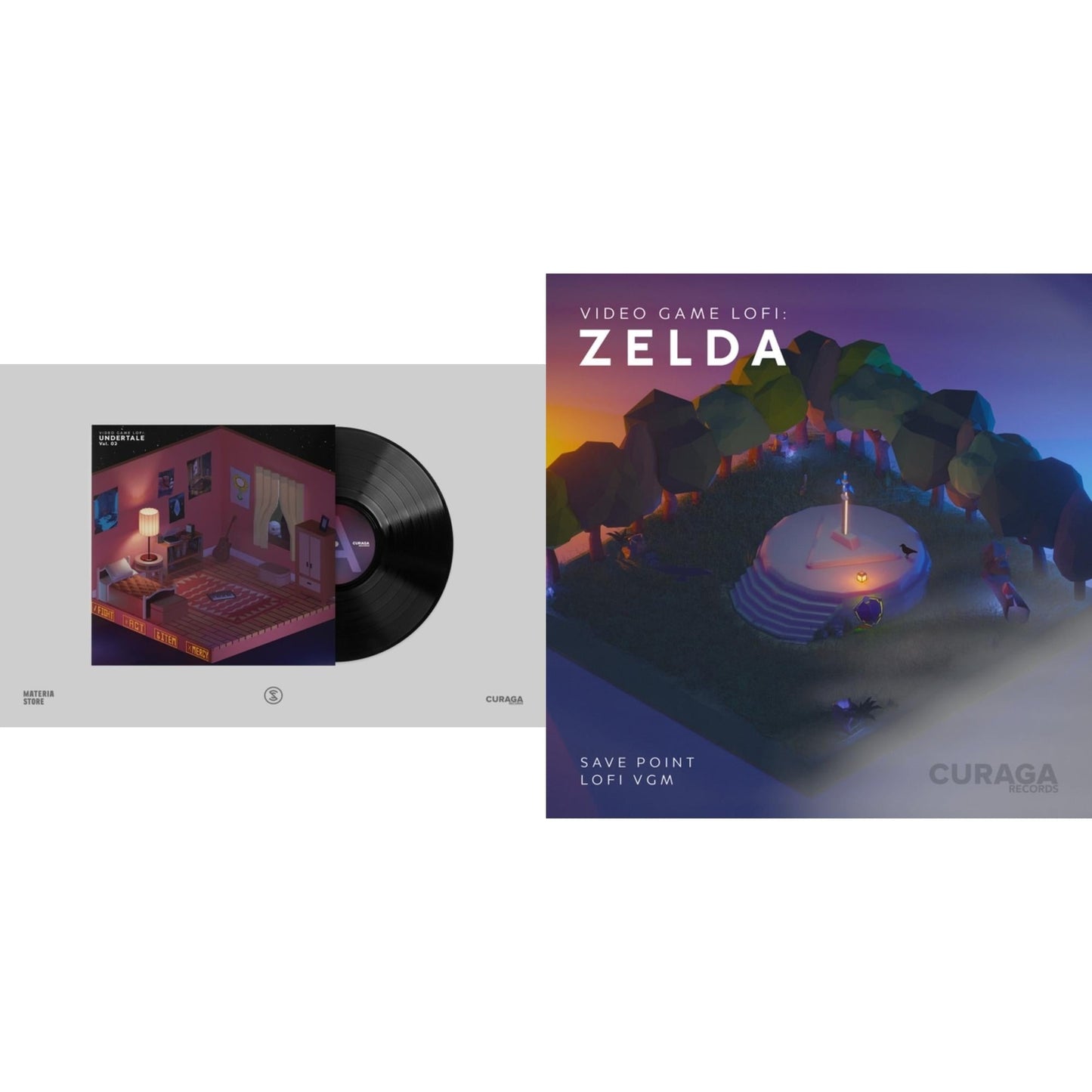 Video Game Lofi: Undertale Vol. 2 (180G) & Video Game Lofi: Zelda (180G)