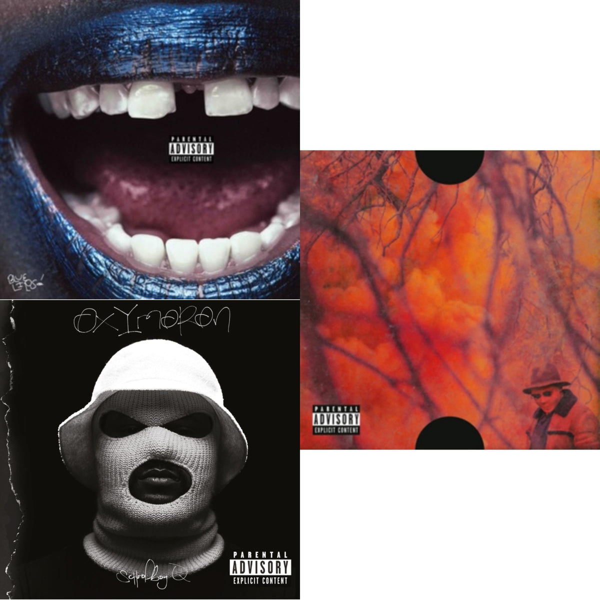 Blue Lips (X) (Translucent Blue Vinyl/2LP) & Oxymoron & Blank Face LP (Ex)