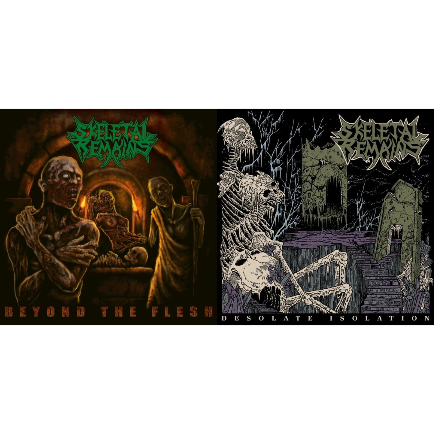 This is a 2 LP Vinyl SKU bundle.
1.This LP Vinyl is brand new.Format: LP VinylThis item's title is: Beyond The Flesh (180G/Reissue)Artist: Skeletal RemainsLabel: CENTURY MEDIABarcode: 194398658711Release Date: 8/27/2021
2.This LP Vinyl is brand new.