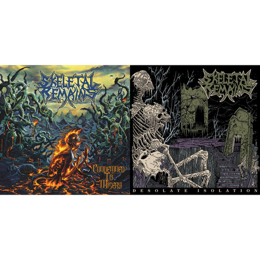 This is a 2 LP Vinyl SKU bundle.
1.This LP Vinyl is brand new.Format: LP VinylMusic Style: Death MetalThis item's title is: Condemned To Misery (180G/Reissue)Artist: Skeletal RemainsLabel: CENTURY MEDIABarcode: 194398659114Release Date: 8/27/2021
2.This LP Vinyl is brand new.