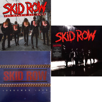Gang's All Here (Limited/White LP Vinyl) & Subhuman Race (2LP) & Skid Row