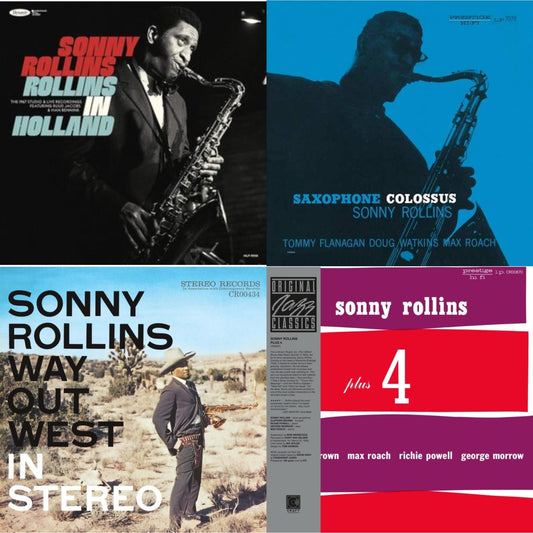 Rollins In Holland: The 1967 Studio & Live Recordings (3LP/Deluxe Edition) & Saxophone Colossus & Way Out West (Contemporary Records Acoustic Sounds Series) & Plus 4 (Original Jazz Classics Series) (180G)