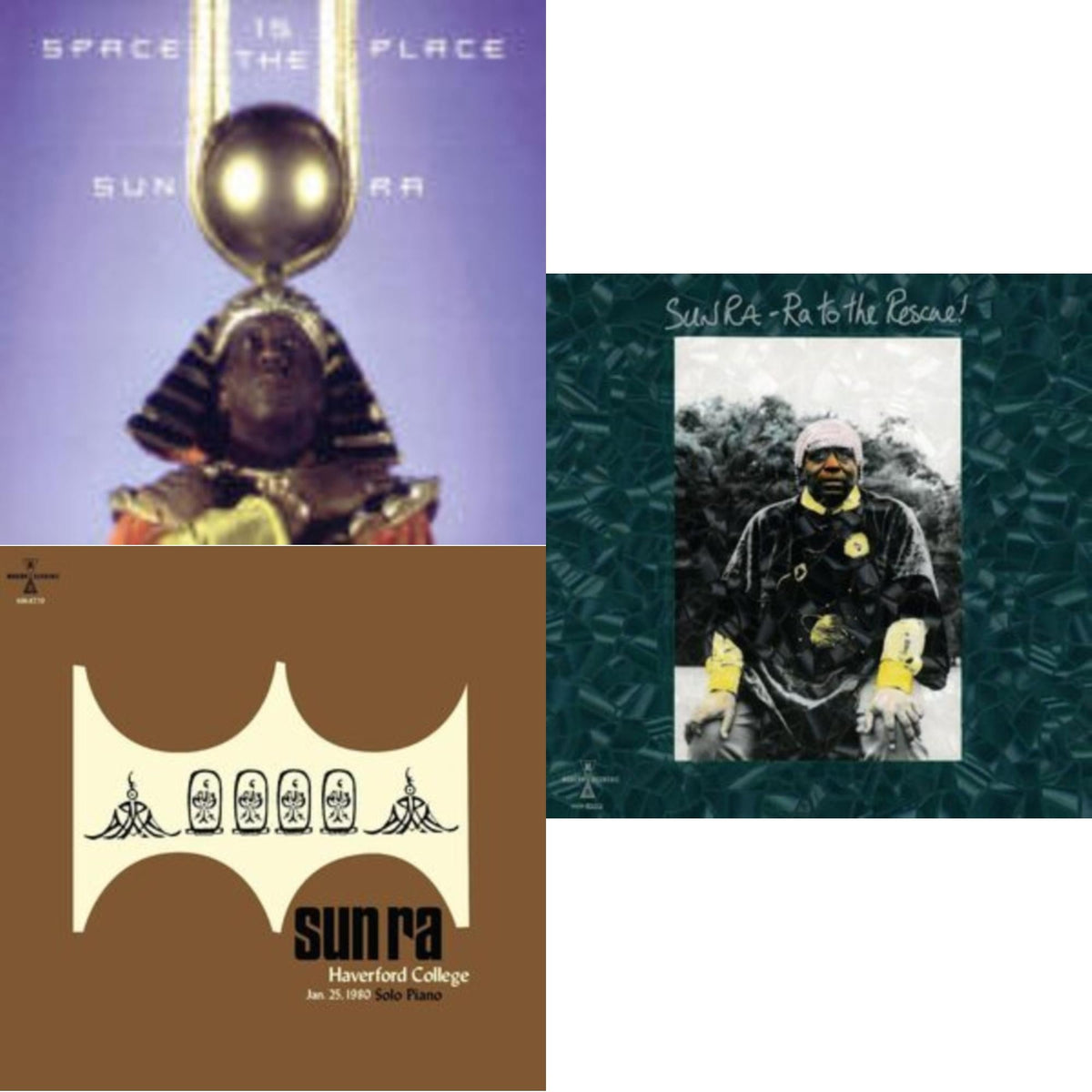Haverford College, Jan. 25, 1980 & Ra To The Rescue (Translucent Green LP Vinyl) & Space Is The Place (Silver, Gold & Lime Green Vinyl/Blu-Ray/DVD/LP)