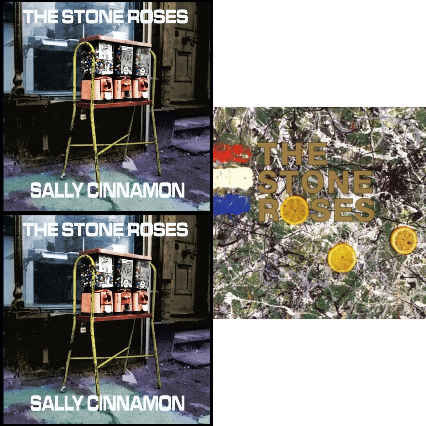 This is a 3 LP Vinyl SKU bundle.
1.This LP Vinyl is brand new.Format: LP VinylThis item's title is: Sally Cinnamon (Cream LP Vinyl) (Extremely Limited)Artist: Stone RosesBarcode: 5016681636815Release Date: 5/5/2023
2.This LP Vinyl is brand new.
