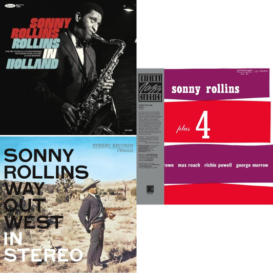 Rollins In Holland: The 1967 Studio & Live Recordings (3LP/Deluxe Edition) & Way Out West (Contemporary Records Acoustic Sounds Series) & Plus 4 (Original Jazz Classics Series) (180G)
