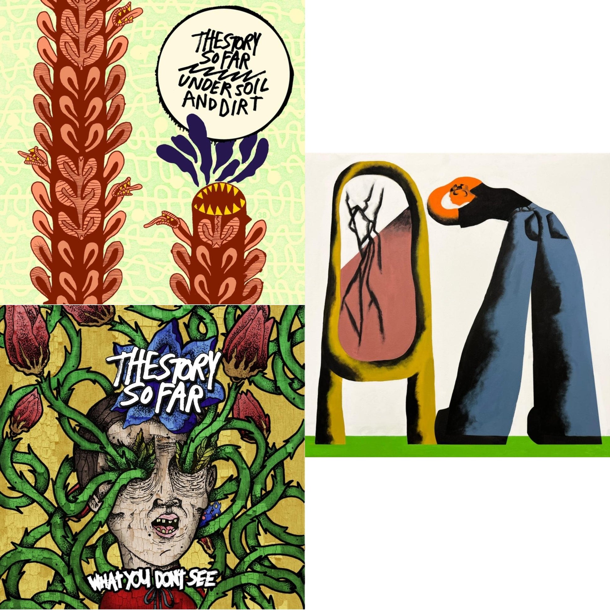 This is a 3 LP Vinyl SKU bundle.
1.This LP Vinyl is brand new.Format: LP VinylMusic Style: Alternative RockThis item's title is: Under Soil & DirtArtist: Story So FarLabel: PURE NOISE RECORDSBarcode: 603111935614Release Date: 4/1/2015
2.This LP Vinyl is brand new.