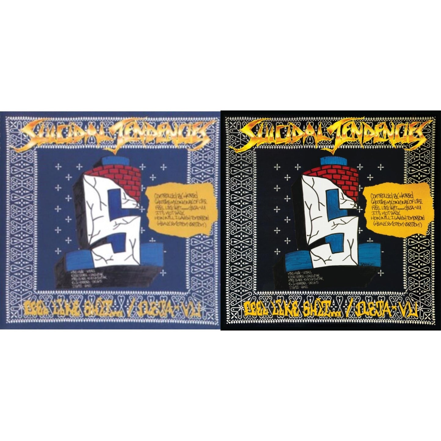 This is a 2 LP Vinyl SKU bundle.
1.This LP Vinyl is brand new.Format: LP VinylMusic Style: HardcoreThis item's title is: Controlled By Hatred / Feel Like Shit...