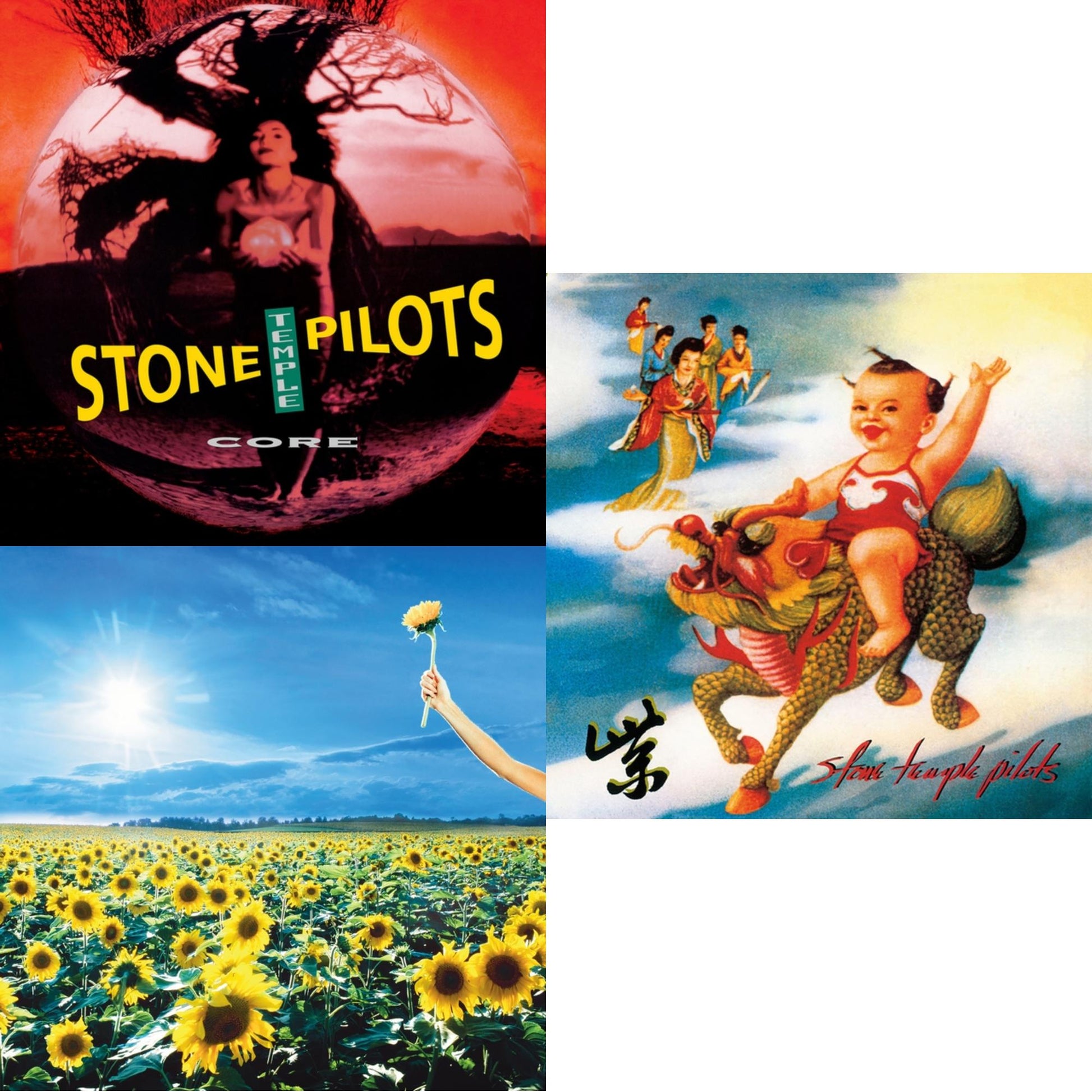 This is a 3 LP Vinyl SKU bundle.
1.This LP Vinyl is brand new.Format: LP VinylMusic Style: Alternative RockThis item's title is: Thank You (Opaque Sky Blue Vinyl/2LP) (Rocktober)Artist: Stone Temple PilotsLabel: AtlanticBarcode: 081227819316Release Date: 10/6/2023
2.