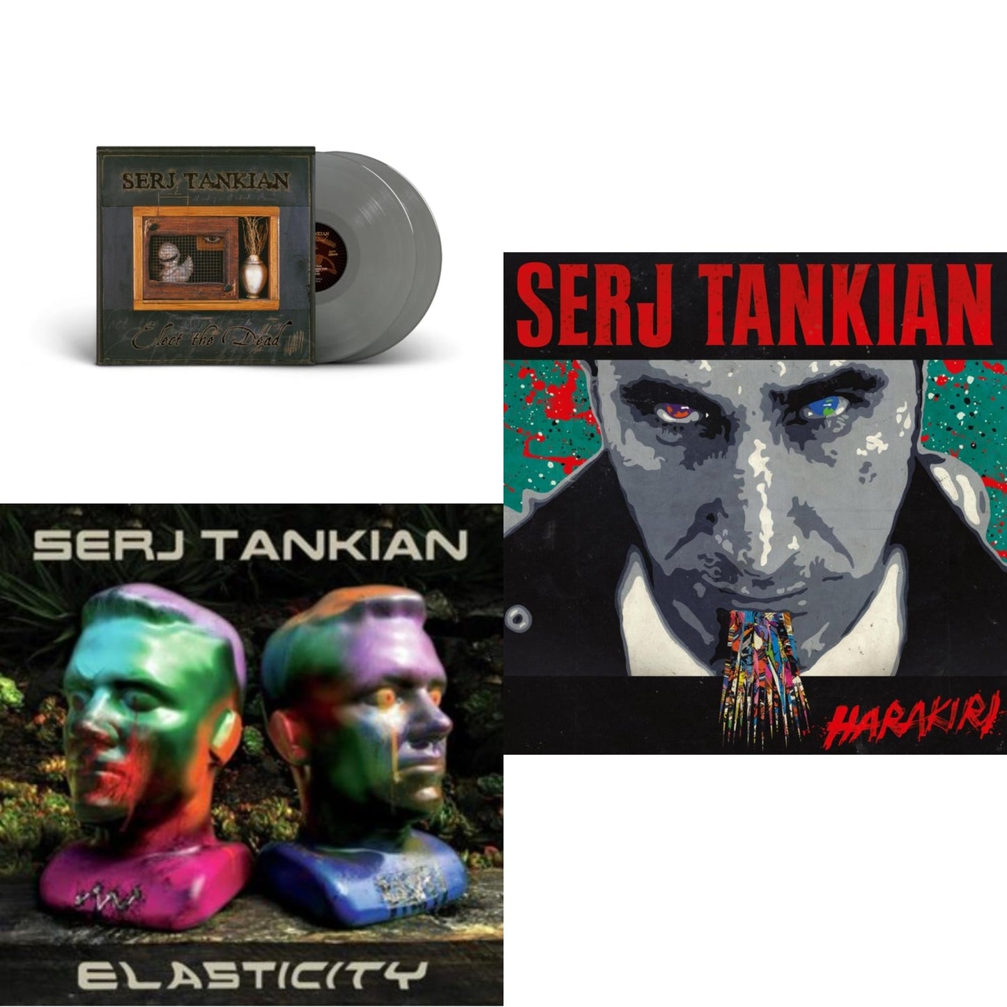 This is a 3 LP Vinyl SKU bundle.
1.This LP Vinyl is brand new.Format: LP VinylThis item's title is: Harakiri (Transparent Red LP Vinyl)Artist: Serj TankianBarcode: 197188550318Release Date: 2/23/2024
2.This LP Vinyl is brand new.