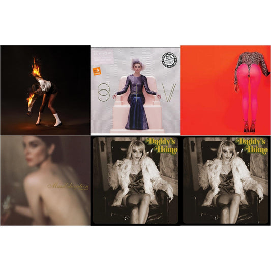 All Born Screaming & St Vincent & Masseduction (Pink LP) & Masseducation (LP) & Daddy's Home & Daddy's Home (Warm Gray LP Vinyl)