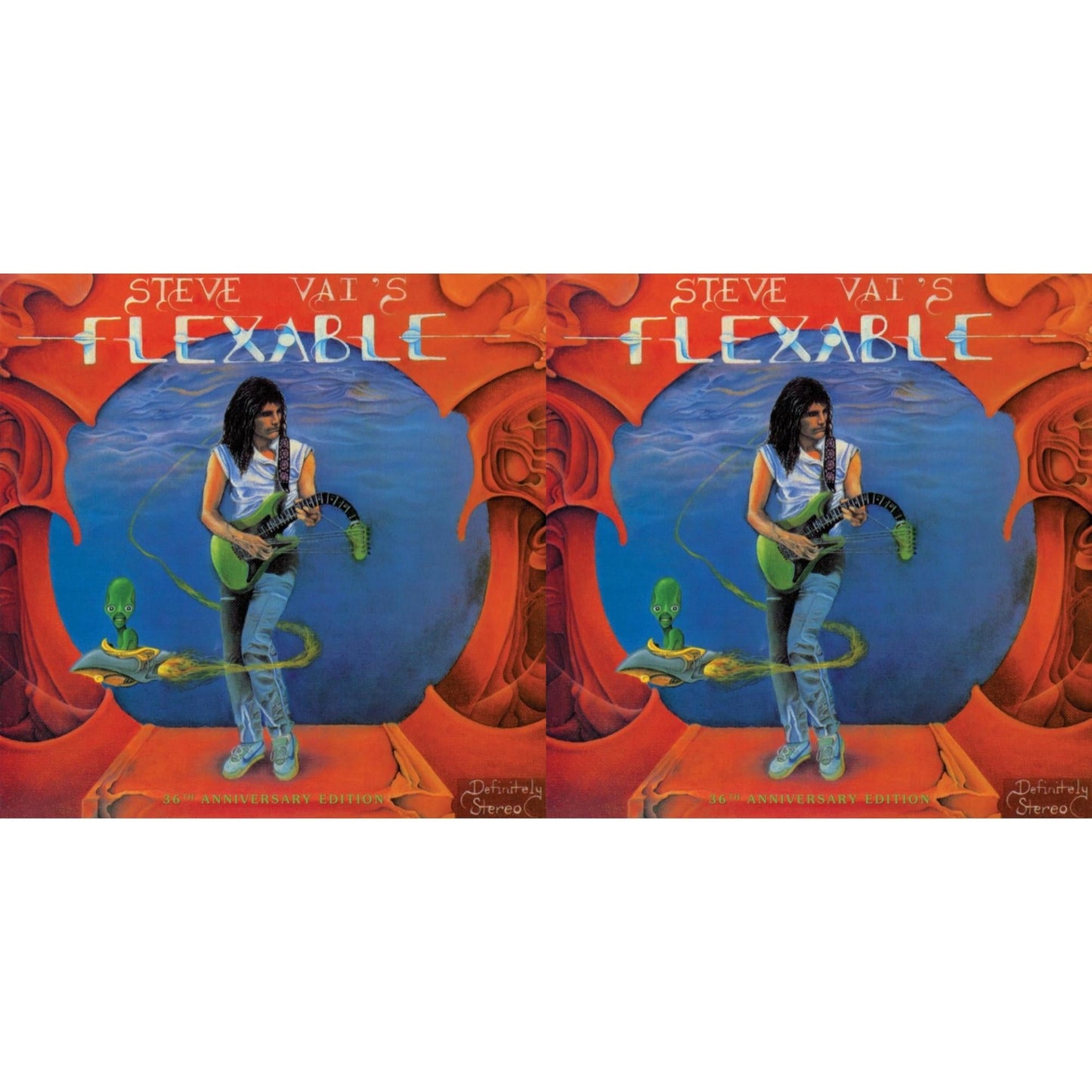 Steve Vai - Flex-Able (36Th Anniversary/Clear Disc LP Vinyl) & Flex-Able (36Th Anniversary/180G)