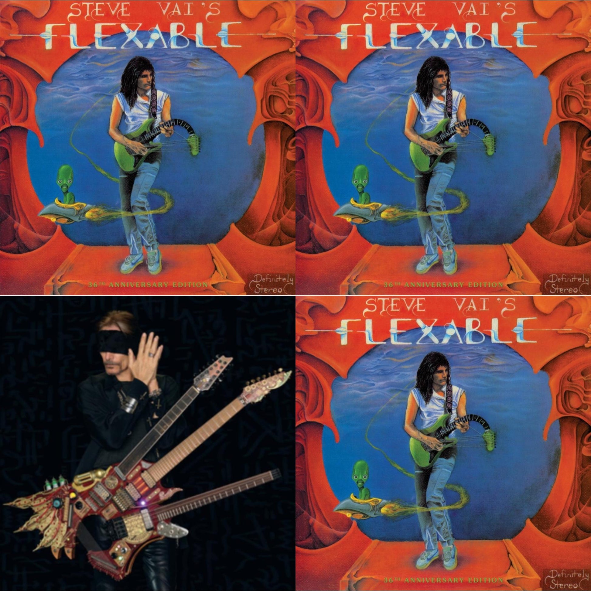 This is a 4 LP Vinyl SKU bundle.
1.This LP Vinyl is brand new.Format: LP VinylMusic Style: Prog RockThis item's title is: Flex-Able (36Th Anniversary/180G)Artist: Steve VaiLabel: LIGHT WITHOUT HEAT INC.Barcode: 682131893739Release Date: 5/20/2022
2.This LP Vinyl is brand new.