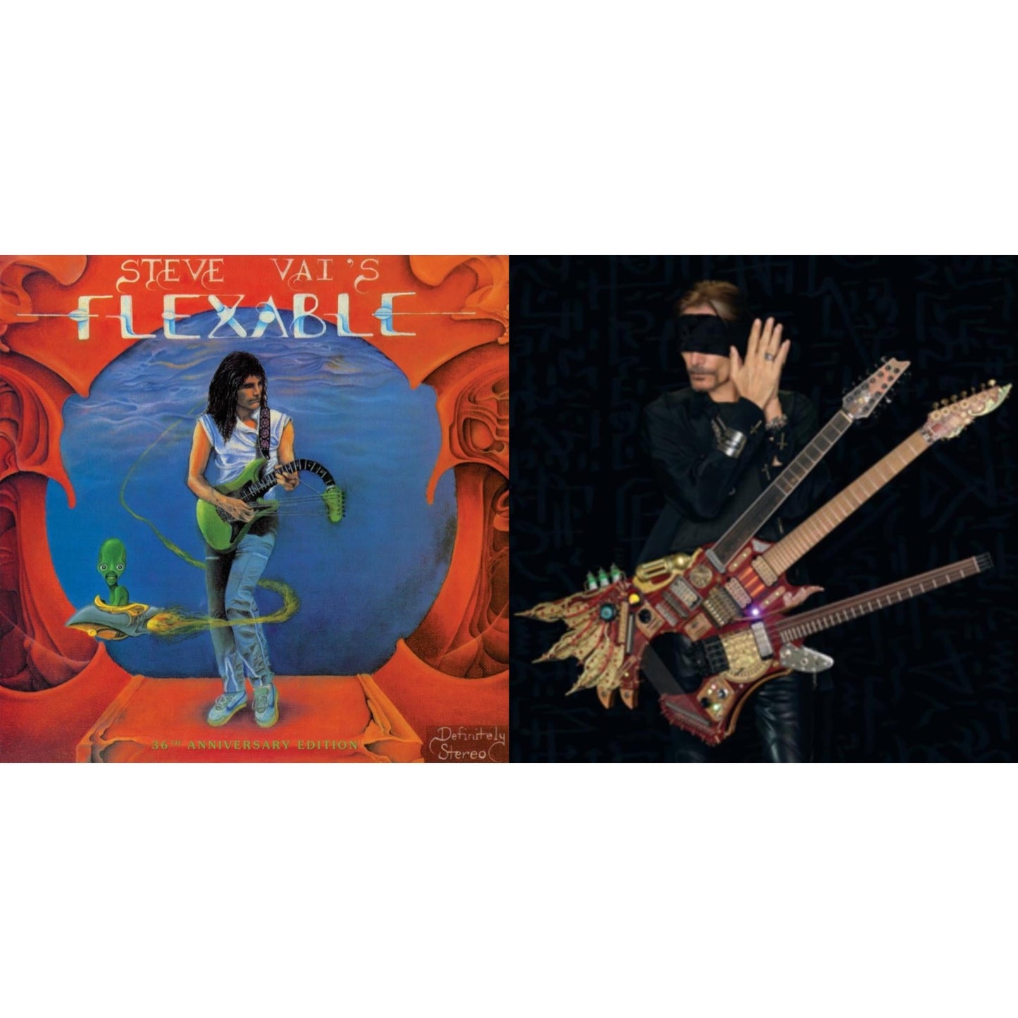 This is a 2 LP Vinyl SKU bundle.
1.This LP Vinyl is brand new.Format: LP VinylMusic Style: AbstractThis item's title is: Flex-Able (36Th Anniversary/Clear Disc LP Vinyl)Artist: Steve VaiLabel: LIGHT WITHOUT HEAT INC.Barcode: 647697656839Release Date: 5/20/2022
2.