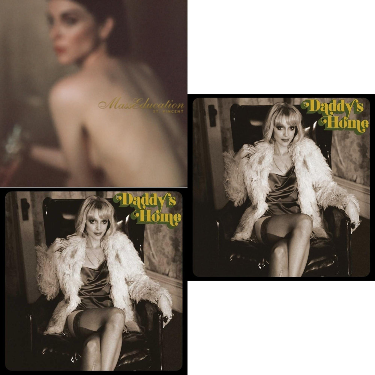 Masseducation (LP) & Daddy's Home & Daddy's Home (Warm Gray LP Vinyl)