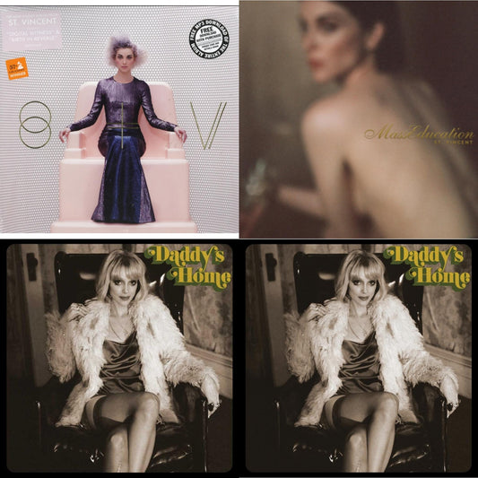 St Vincent & Masseducation (LP) & Daddy's Home & Daddy's Home (Warm Gray LP Vinyl)