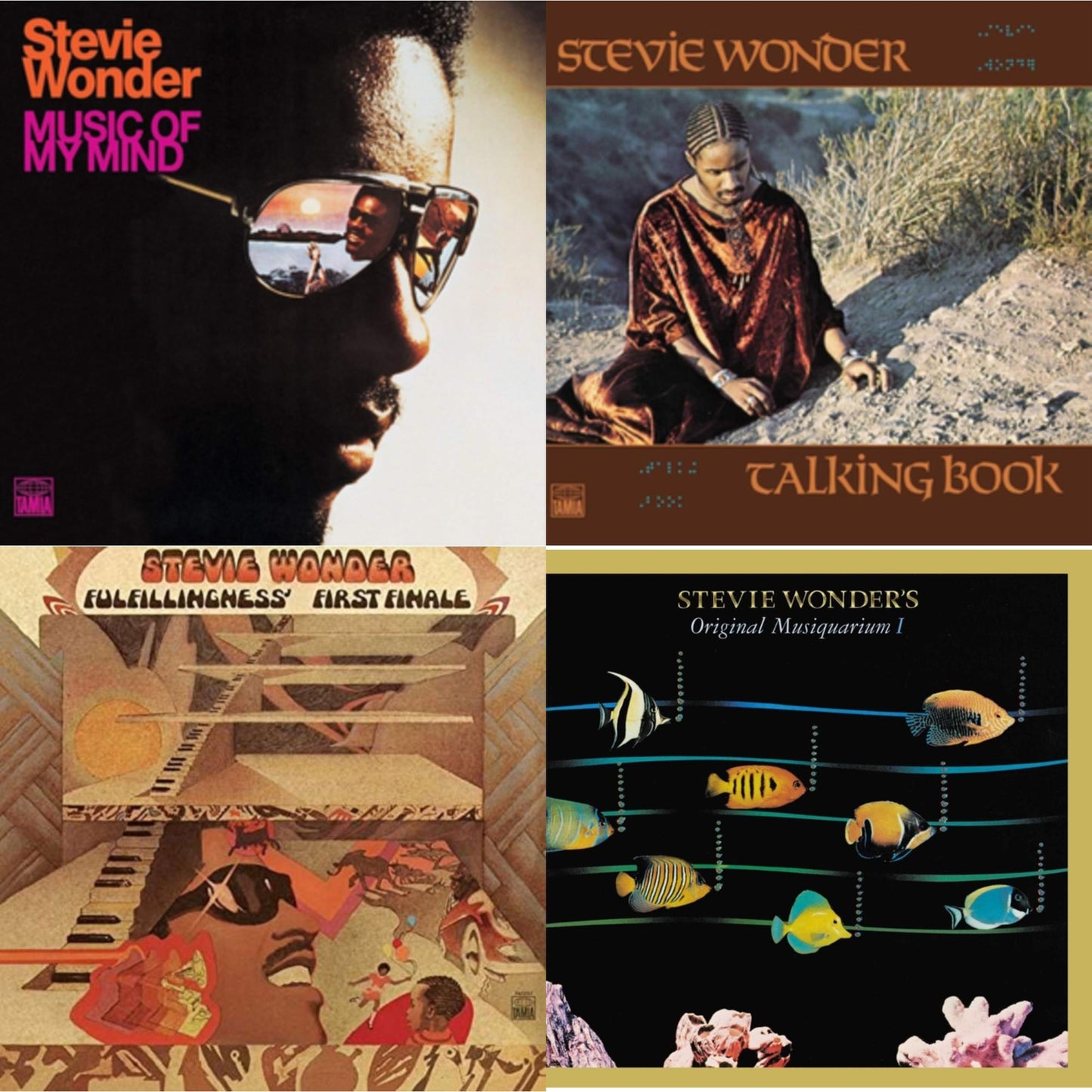 Music Of My Mind & Talking Book & Fulfillingness' First Finale & Original Musiquarium I (2LP)