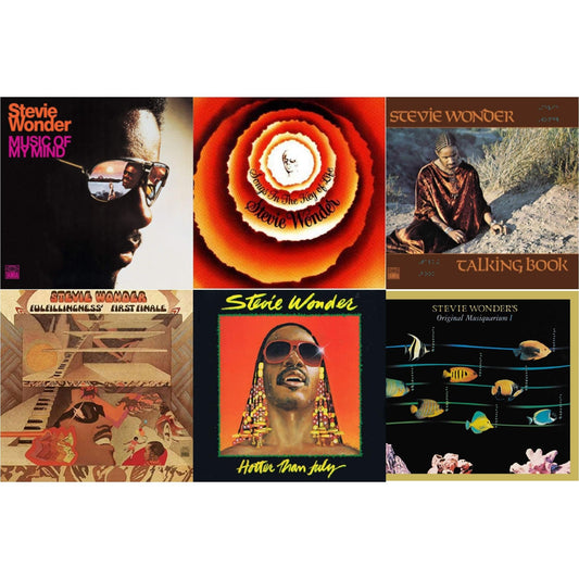 Music Of My Mind & Songs In The Key Of Life & Talking Book & Fulfillingness' First Finale & Hotter Than July & Original Musiquarium I (2LP)