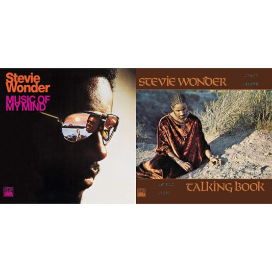 This is a 2 LP Vinyl SKU bundle.
1.This LP Vinyl is brand new.Format: LP VinylMusic Style: Soul-JazzThis item's title is: Music Of My MindArtist: Stevie WonderLabel: TamlaBarcode: 050109031412Release Date: 9/23/2008
2.This LP Vinyl is brand new.