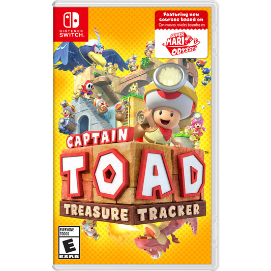 This is brand new.Ready for adventure? Captain Toad stars in his own puzzling quest through maze-like mini-universes! Each stage is stacked with tricks and traps, so our stubby hero will have to use his wits to dodge dangers and track those treasures.