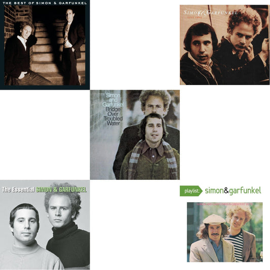 Best Of Simon & Garfunkel & Essential Simon & Garfunkel & Bridge Over Troubled Water & Live 1969 & Playlist: Simon And Garfunkel's Greatest Hits